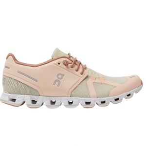 ON Cloud Blush/Pink/Rose and Light Tan Sneakers - Size 8/39